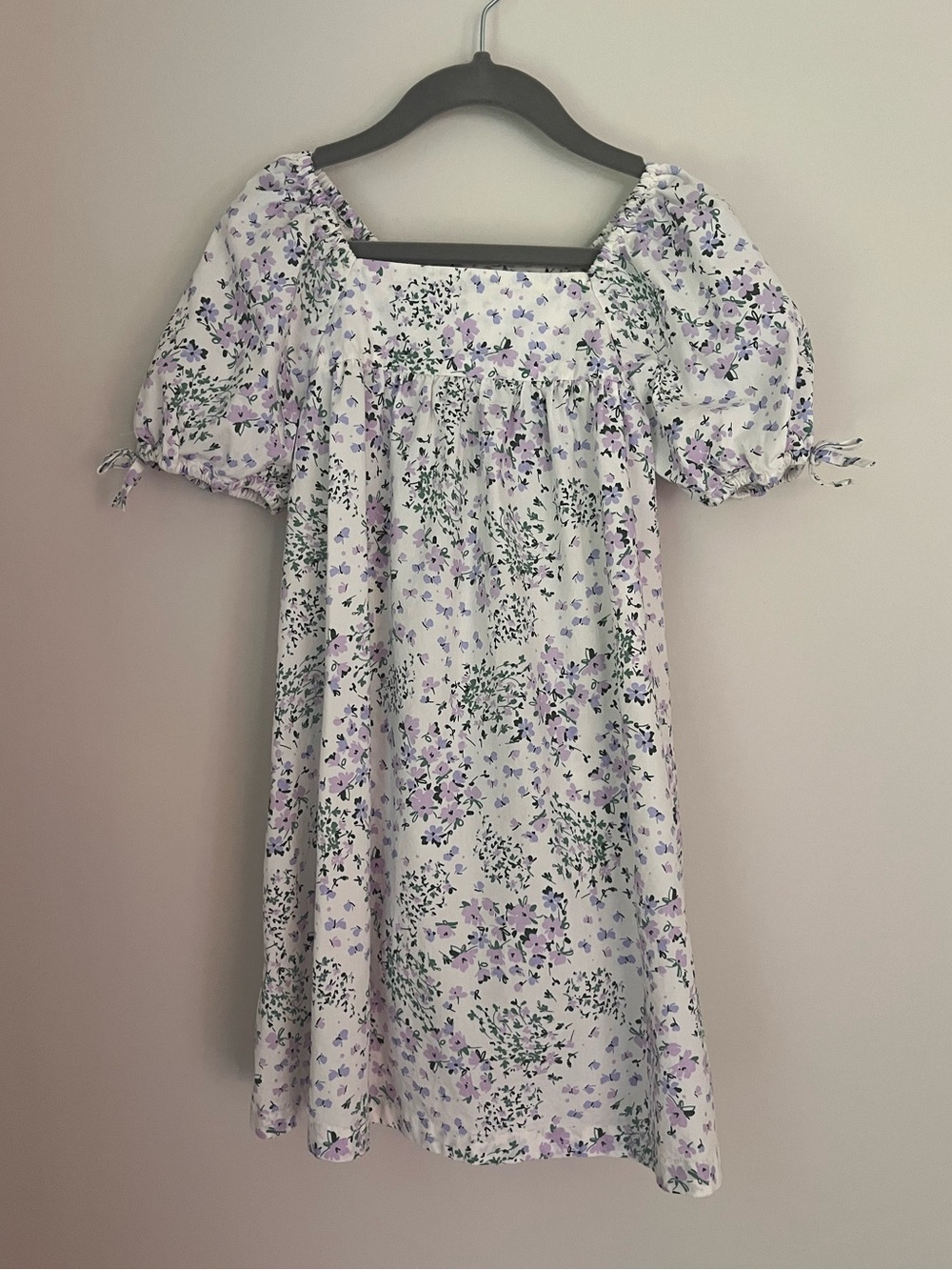 Crewcuts Girls' Floral Puff Sleeve Dress